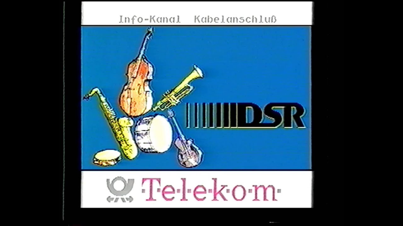 Info-Kanal Kabelanschluß der Telekom - Aus meinem VHS Archiv digitalisiert