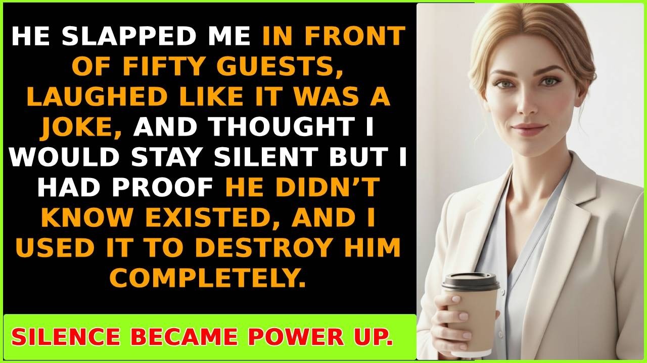 MY HUSBAND SLAPPED ME AT HIS 50TH BIRTHDAY PARTY —I STAYED QUIET UNTIL THE POLICE REVIEWED THE CCTV…