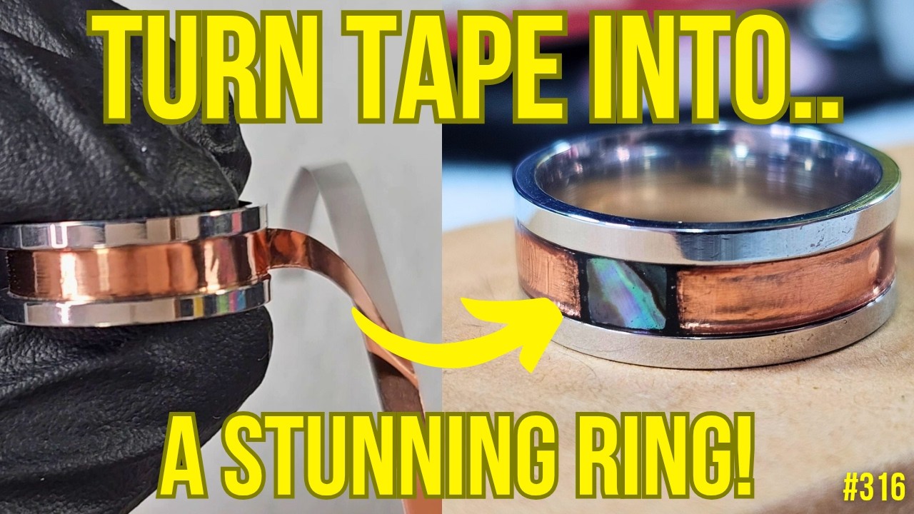 316. A GENIUS WAY To Make A STUNNING Resin Art KEEPSAKE RING!