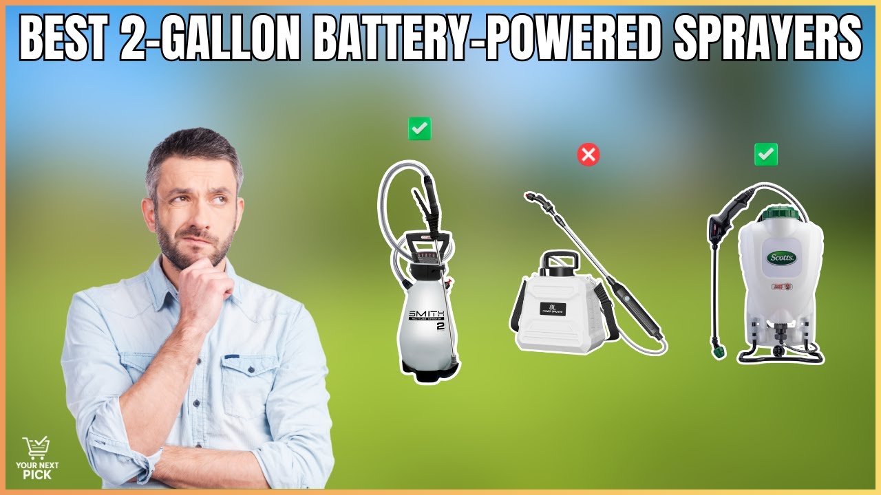 Best 2-Gallon Battery-Powered Sprayers in 2026 - Budget to Premium Options
