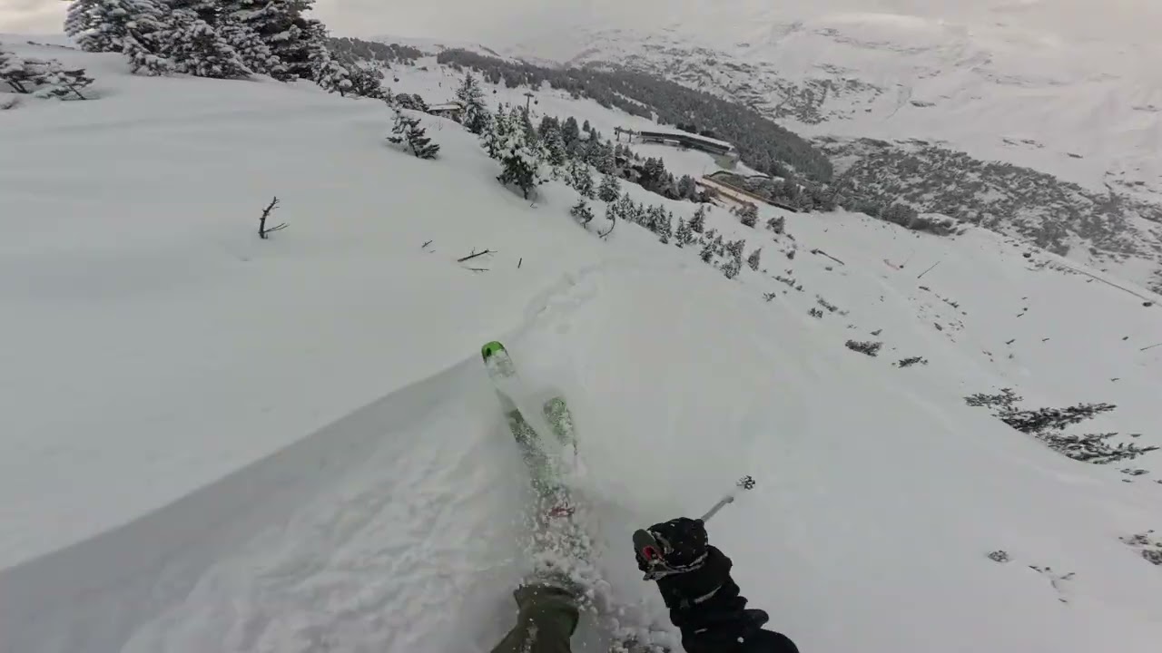 Obergurgl the pow is back! POV Skiing Jan 2025