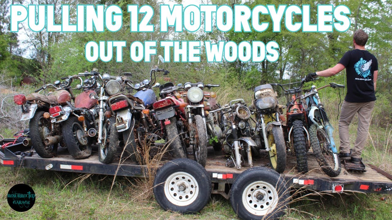 Pulled 12 Motorcycles out of the Woods in FLORIDA