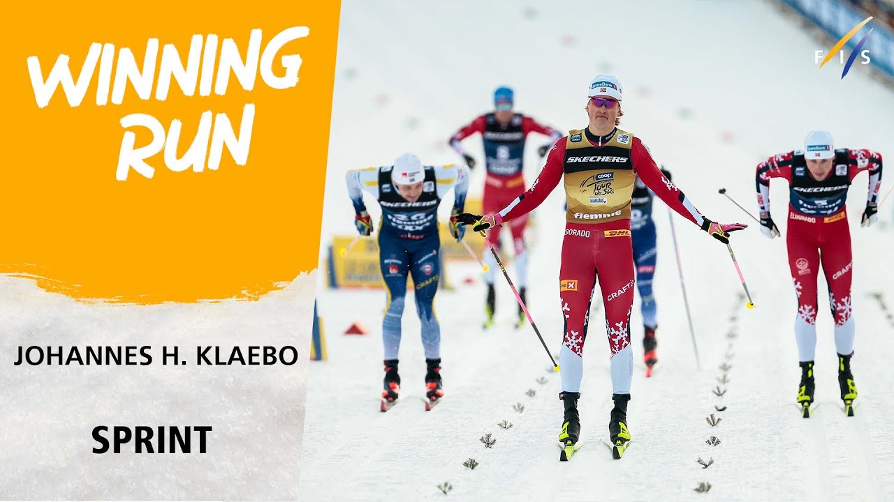Klaebo eases to another Sprint win at 2026 OWG venue | FIS Cross Country World Cup 24-25