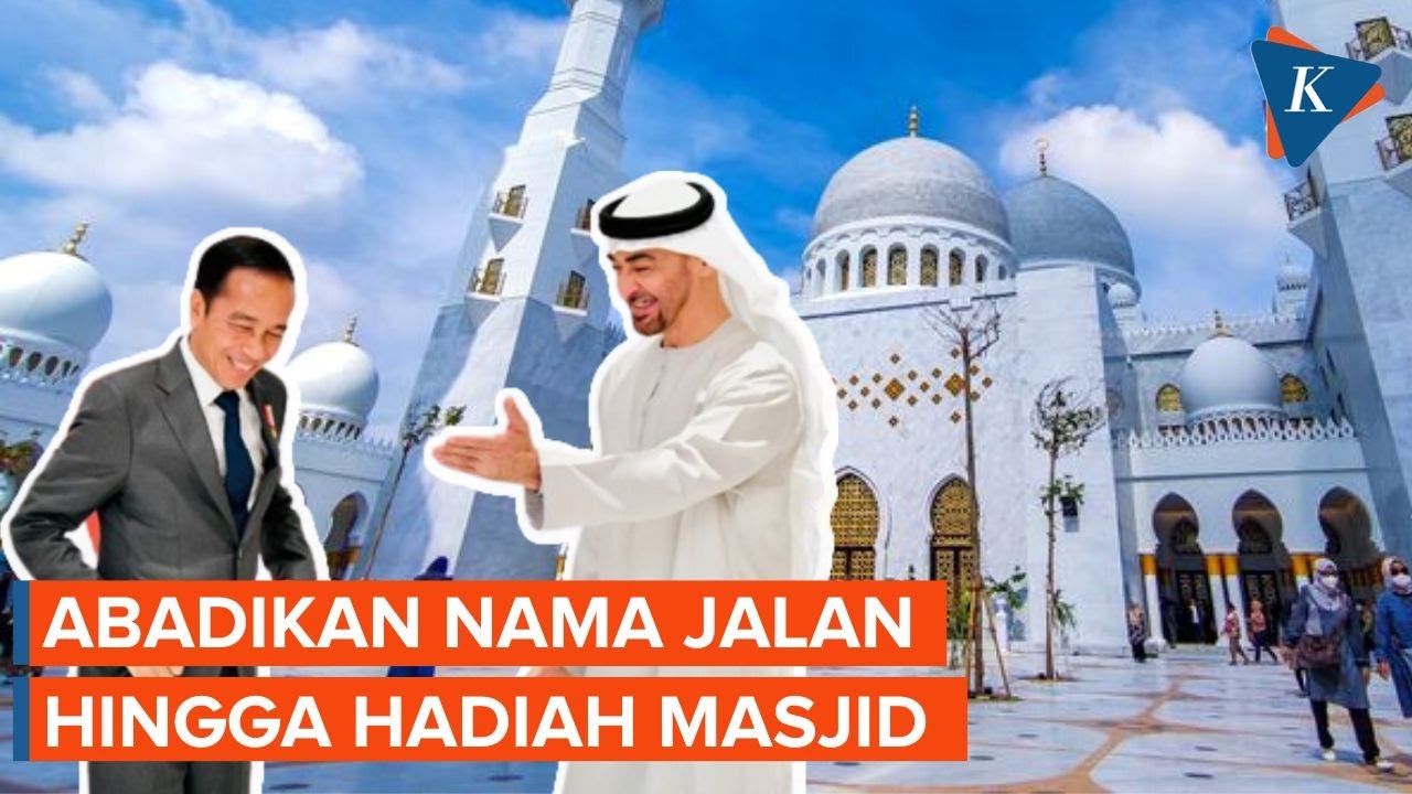Potret Kedekatan Jokowi dan Presiden Mohammed bin Zayed