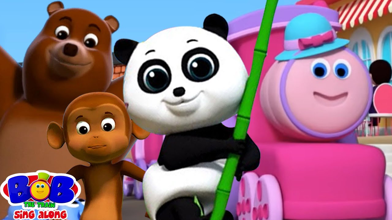 Zoo Song - Sing Along | Kindergarten Songs | Animal Sounds Song | Cartoon Animals For Kids