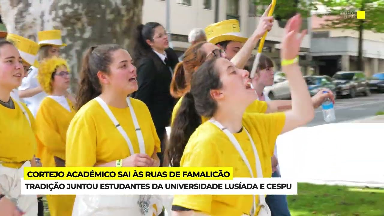 Cortejo académico saiu às ruas de Famalicão