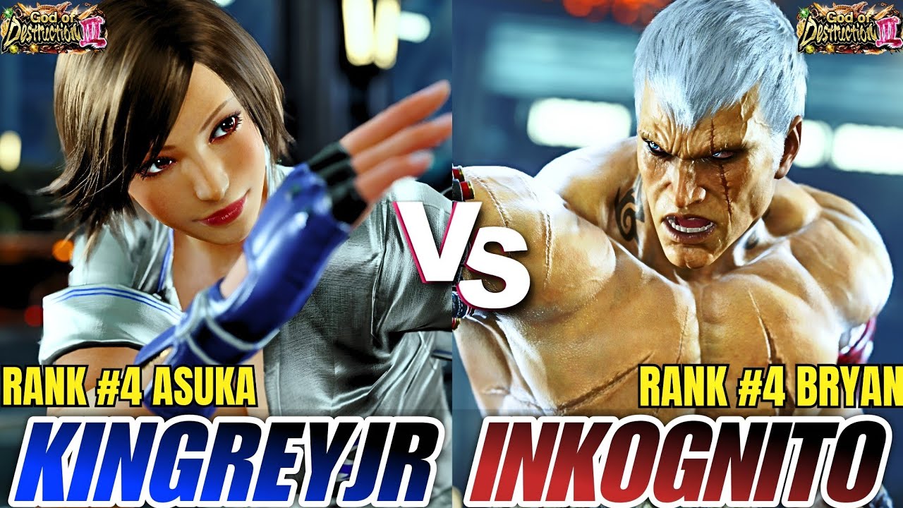 Tekken 8 - KingReyJr (Asuka) vs Inkognito (Bryan) | High Level Ranked Matche