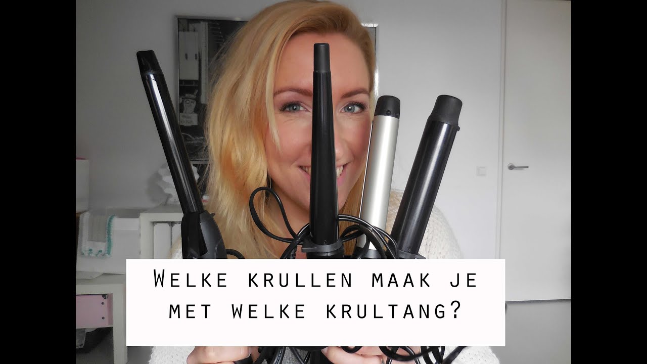 Welke krul maak je met welke krultang?