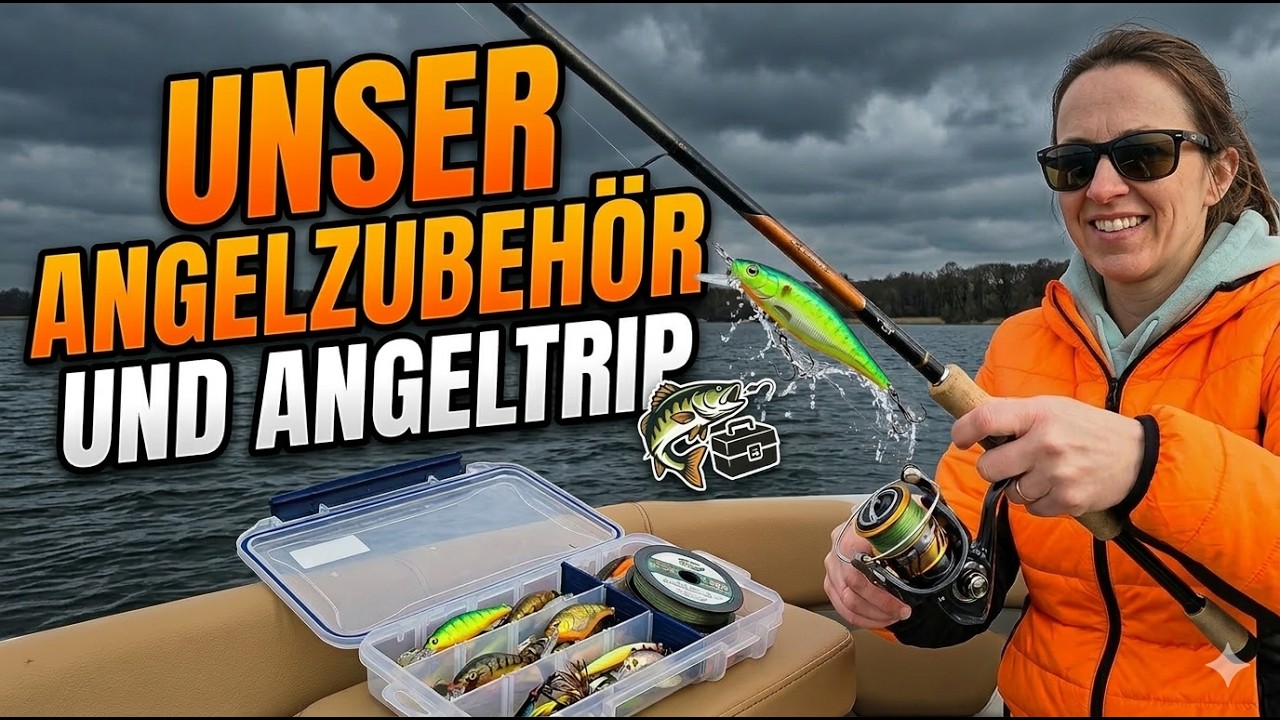 Fail beim Angeln, 🎣Wir mussten unsere Angeln retten. Angelzubehör und ein Trip ins leere 🤣🚣