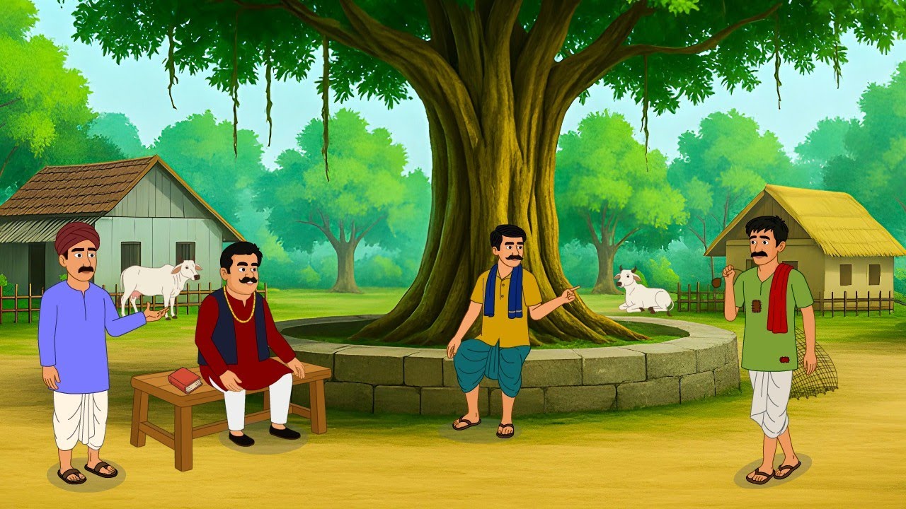 लालची साहूकार और मछुआरे का भाग्य | Hindi Kahani | kahani | Moral Stories | cartoon story