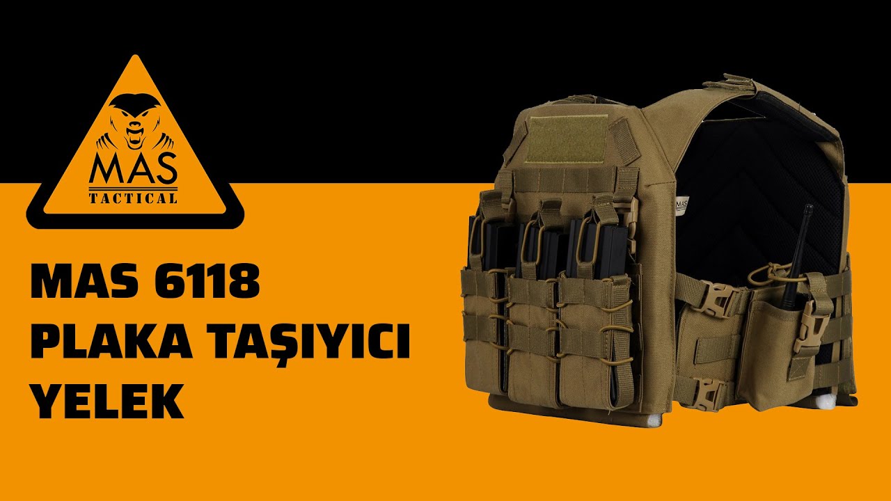 6118 PLAKA TAŞIYICI HÜCUM YELEĞİ |MAS TACTICAL