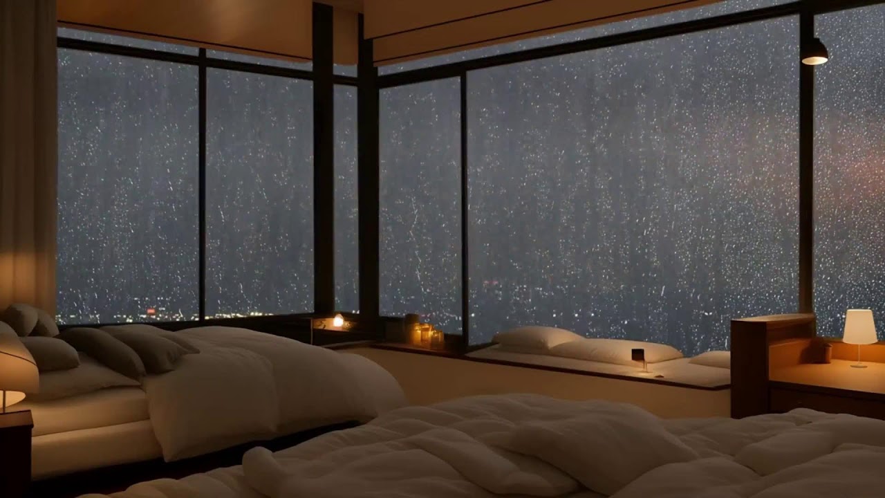 INSTANT DEEP SLEEP: Pure Gentle Rain (No Thunder) | Cure Insomnia & Peaceful Night.