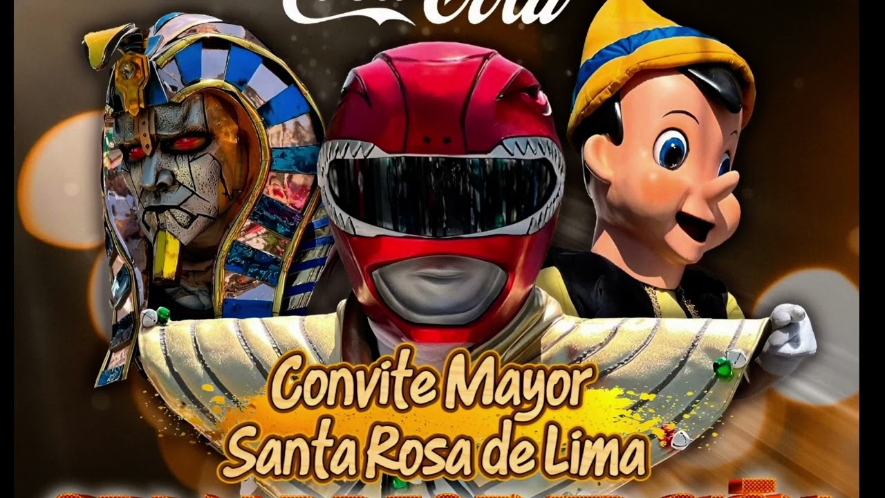 Presentación del Convite Mayor de Santa Rosa de Lima zona 16.