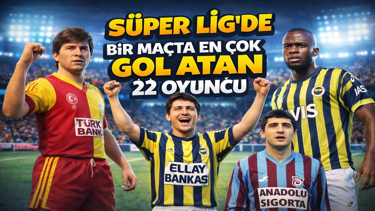 Süper Ligde Bir Maçta En Çok Gol Atan 22 Oyuncu