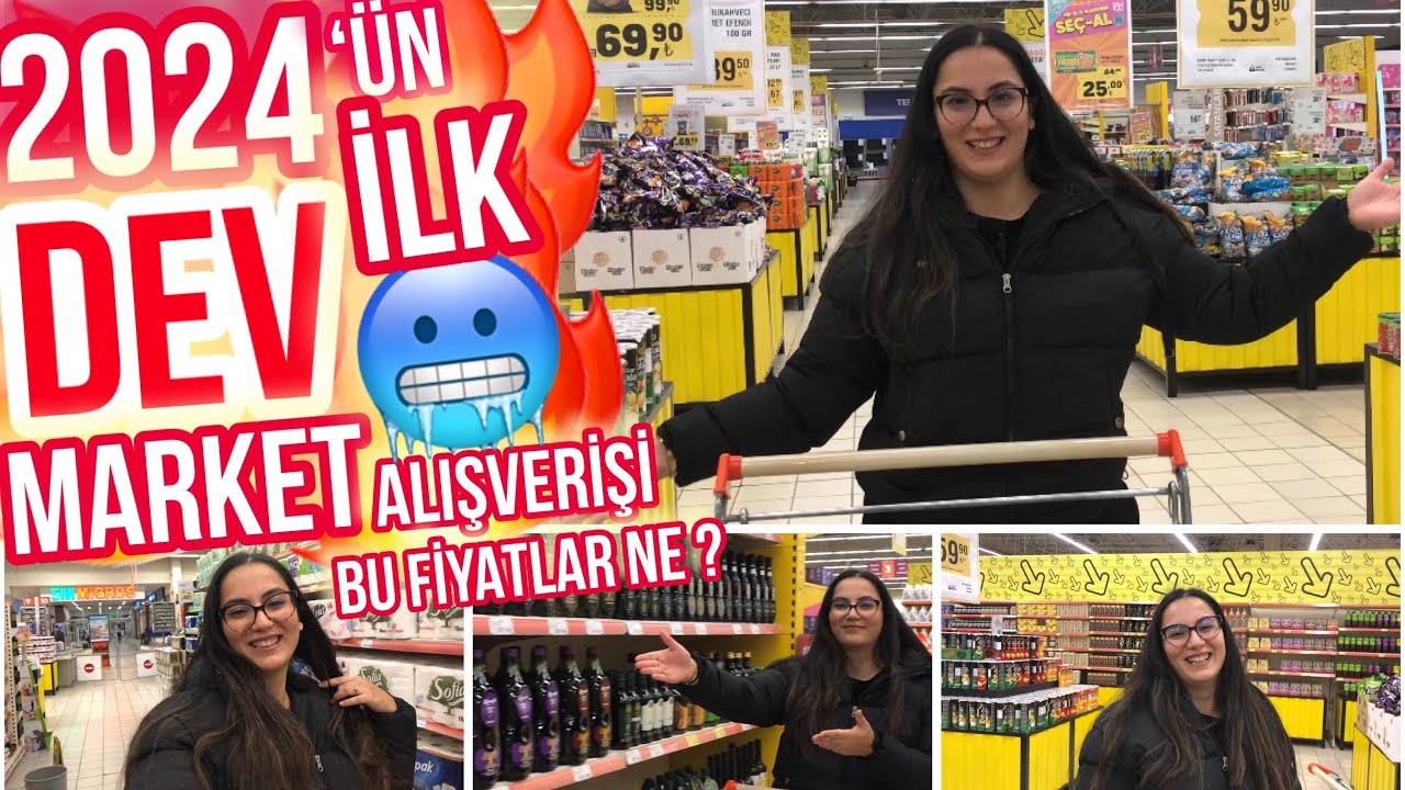 DEV MARKET ALIŞVERİŞİ | 2024 DE İLK KEZ
