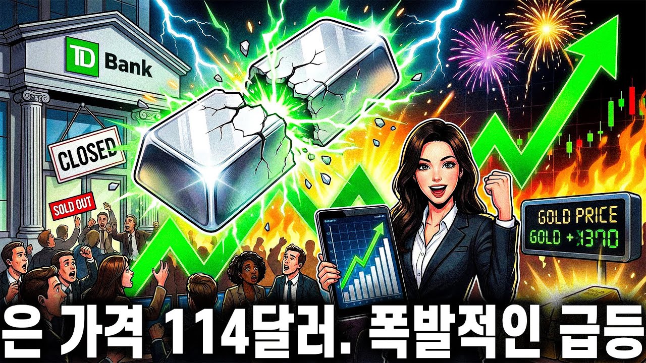 은 가격 114달러. 폭발적인 급등: TD은행, 은 판매 일시 중단 – 금 가격은 매시간 100달러씩 상승