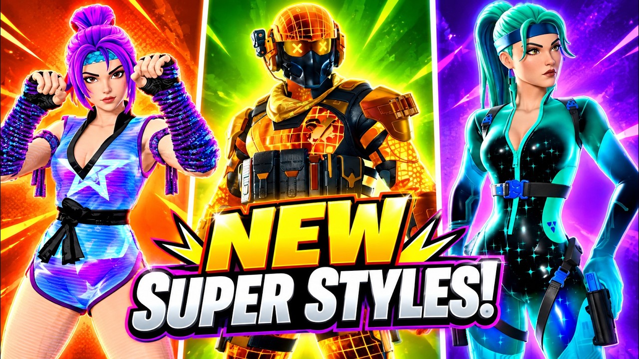 ALL NEW Super Styles in Fortnite Chapter 7 Season 4! (Override)