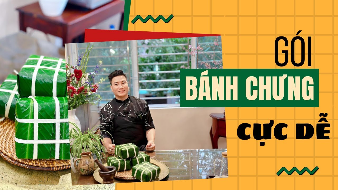 Cực Dễ ! Gói bánh chưng bằng khuôn thông minh AI LÀM CŨNG ĐƯỢC| Cùng Cháu Vào Bếp