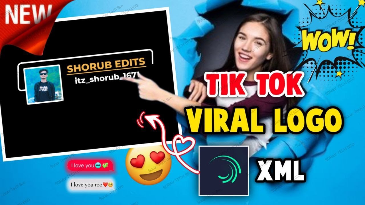 #xml_file || TikTok Viral Logo Editing || Viral TikTok Logo || Logo XML || Sourav Tech Bro