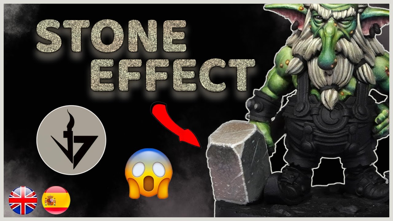How to paint HAMMER (STONE EFFECT) 🇬🇧/ Cómo pintar un martillo (efecto piedra) 🇪🇸