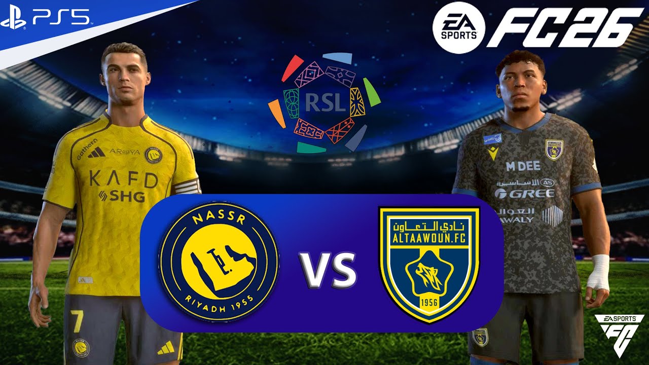 FC 26 - Al Nassr vs Al Taawoun - Saudi Pro League 25/26 Match - Authentic Gameplay | PS5™ 4K
