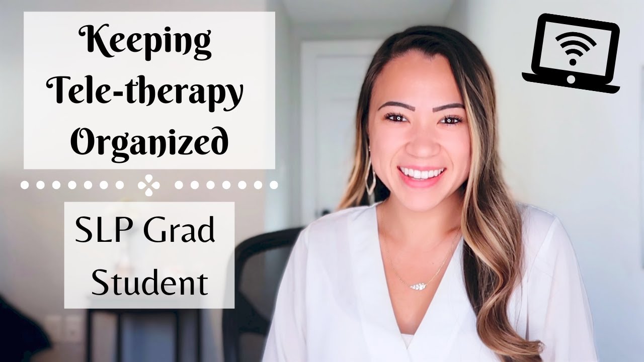 How To Organize Teletherapy! | Making Teletherapy Easier | Speech Language Pathology | Grad School