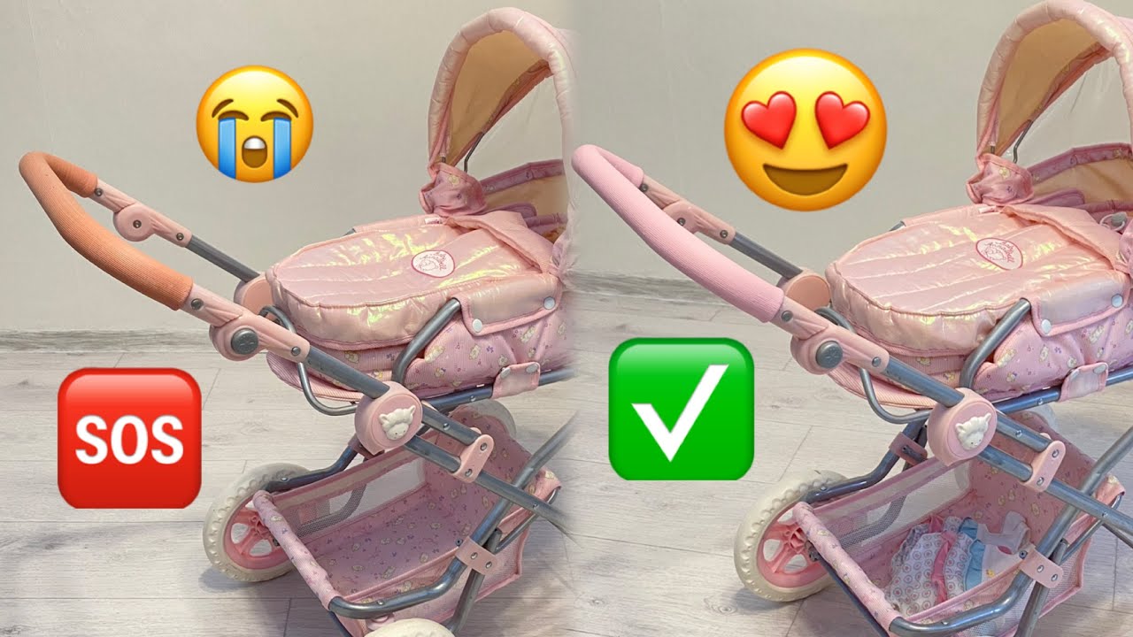 Реставрация ручки у коляски для кукол 😍 Baby Annabell Zapf Creation 🌟