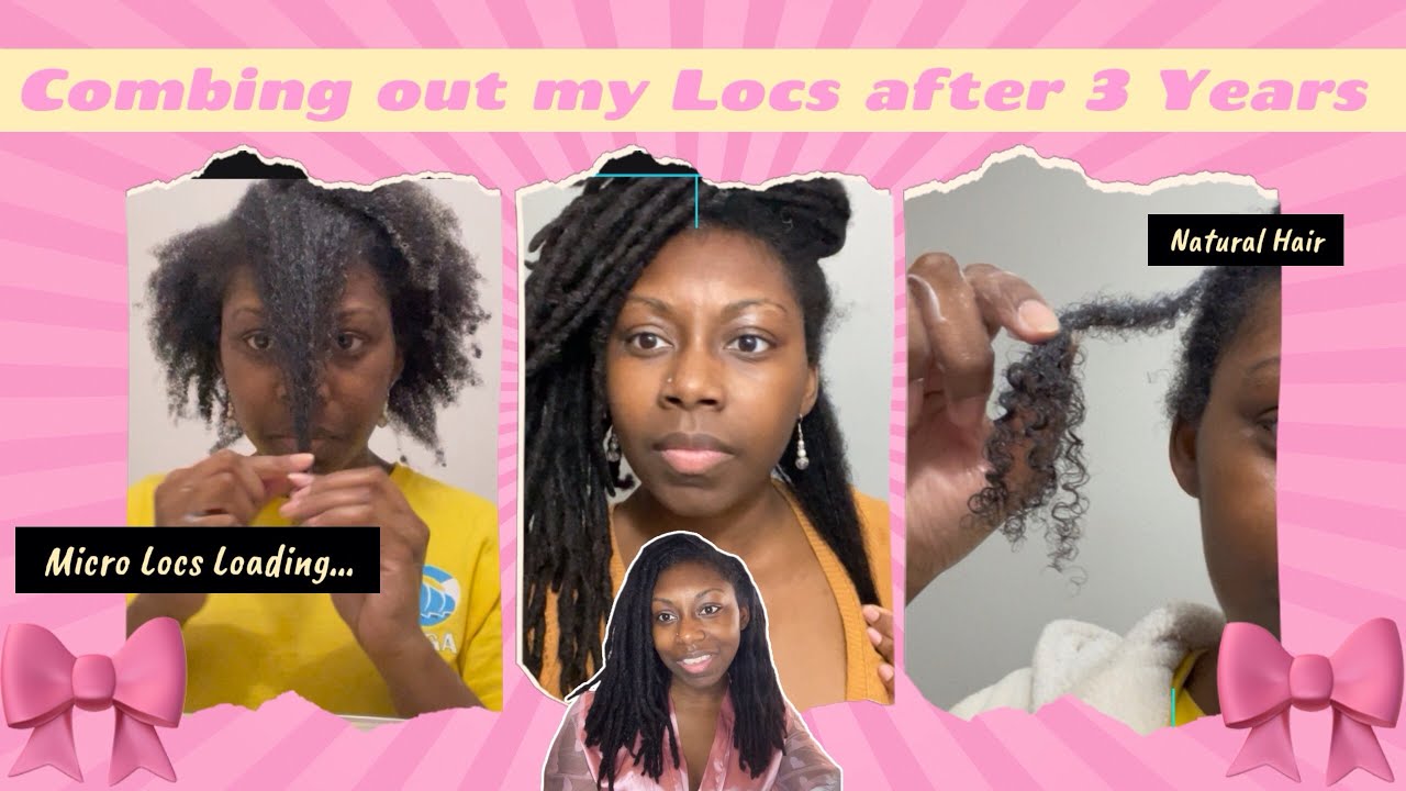Combing out my Locs after 3 years | DIY Micro Loc Install Preparation