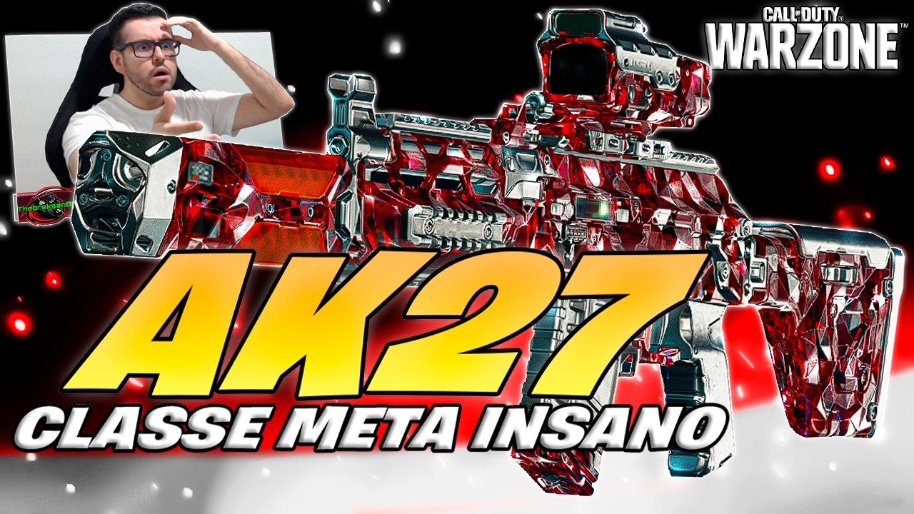 A *NOVA AK27 META* ESTÁ COM UM DANO ABSURDO!! | CLASSE AK 27 WARZONE