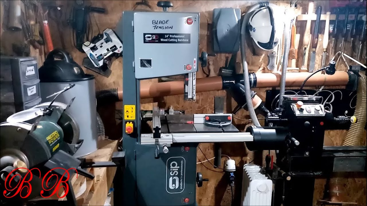 SIP 1444 Professional 14 inch bandsaw review / wood turning