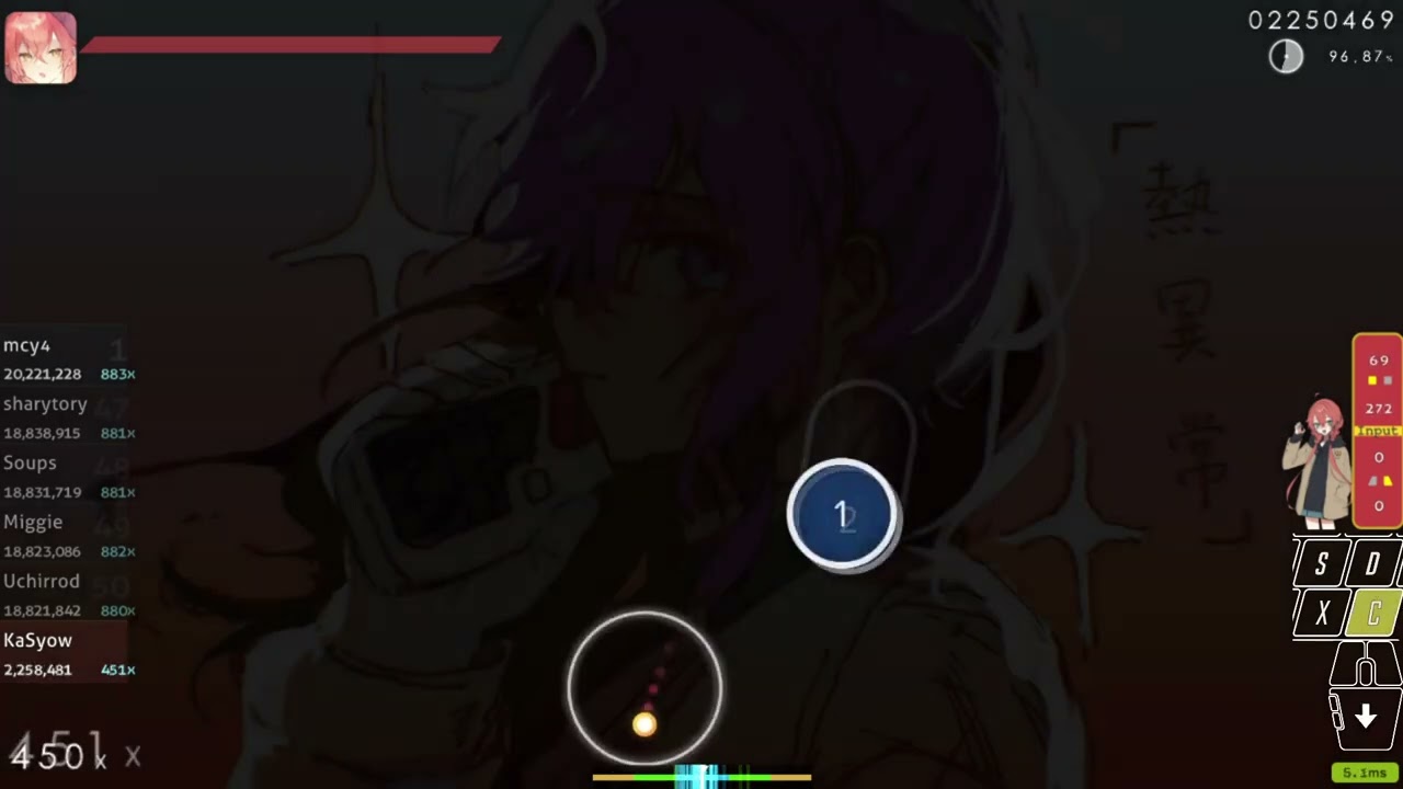 【osu!】25-ji, Nightcord de. x KAITO / Heat abnormal [El Nino] | NF HD SO 1sb