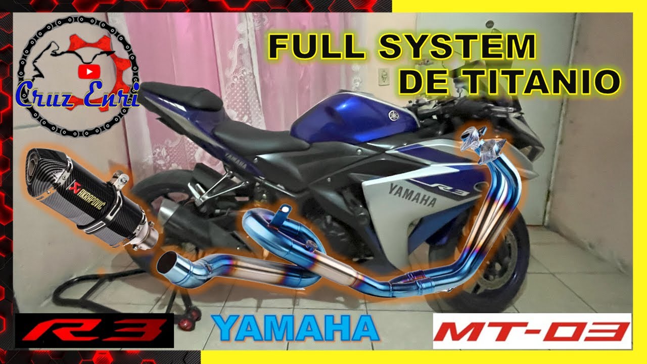 🛠️ ESCAPE FULL SYSTEM NUEVO🔧AKRAPOVIC | Yamaha R3 | MT03 🏍️