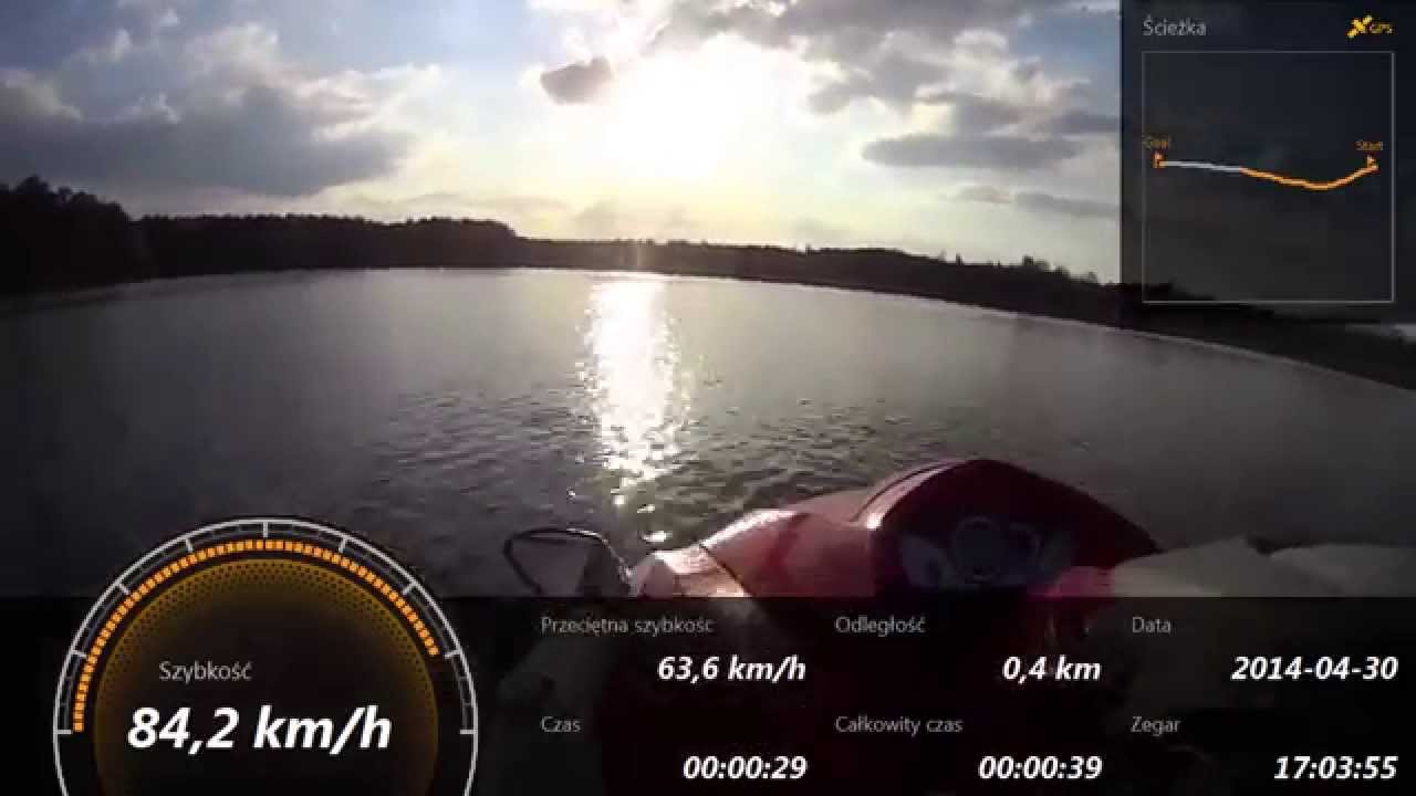 Jet ski test Sony hdr-as30 gps skuter wodny Yamaha