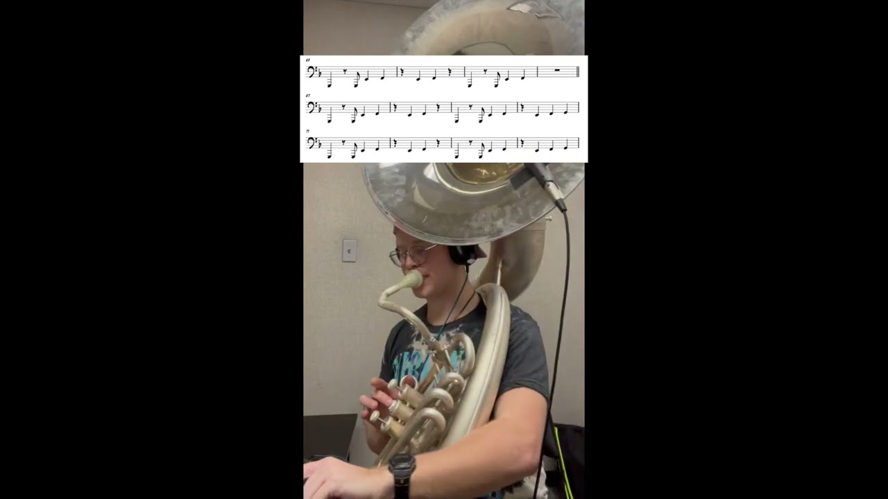 777 Baseline Played on Tuba (with sheet music)