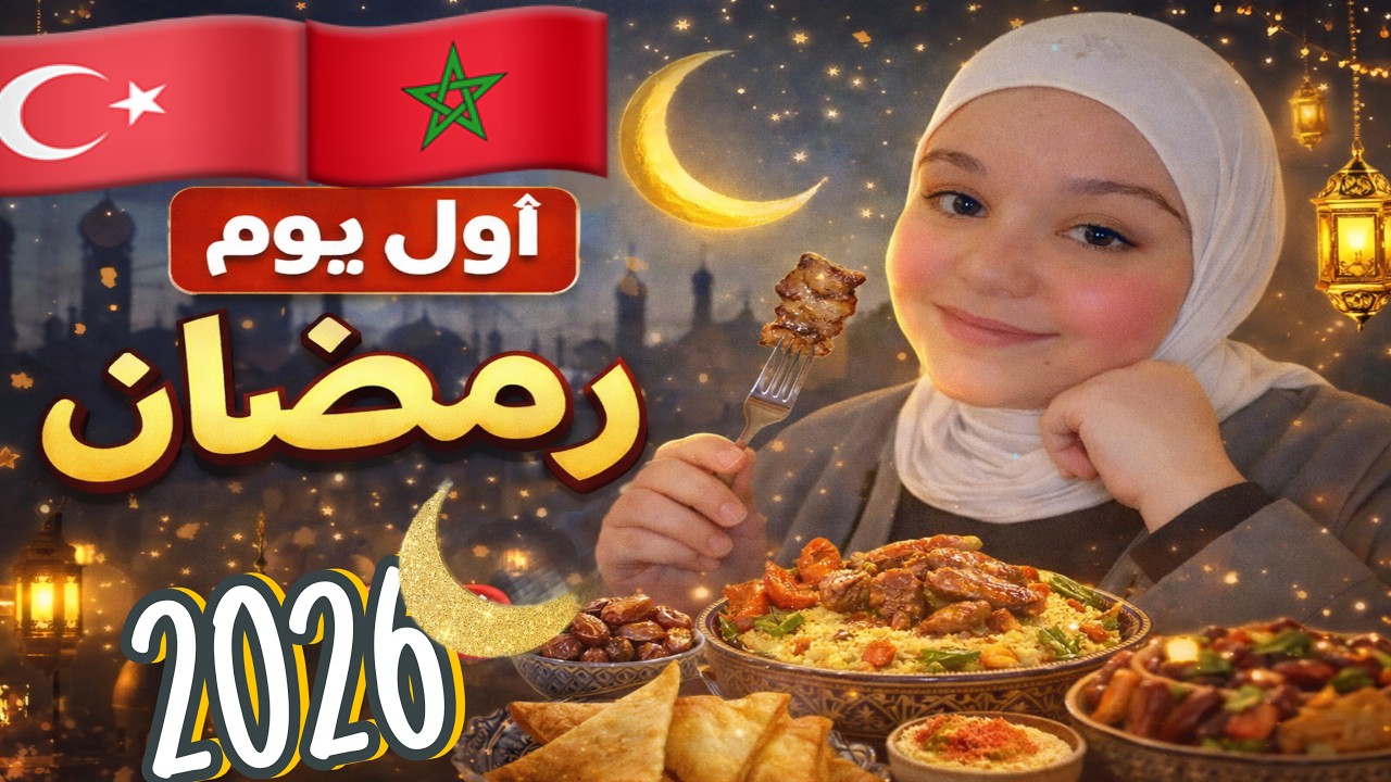 أول يوم فرمضان 2026 🥹 شنو حضرت لفطور؟ 🍽️ بسيط واقتصادي وناجح 👌🔥#ريفية_في_تركيا #اكسبلور #vlog 