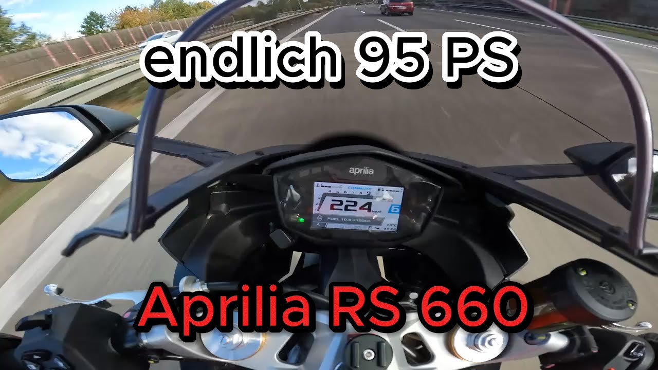 95 PS !!! | Aprilia RS 660