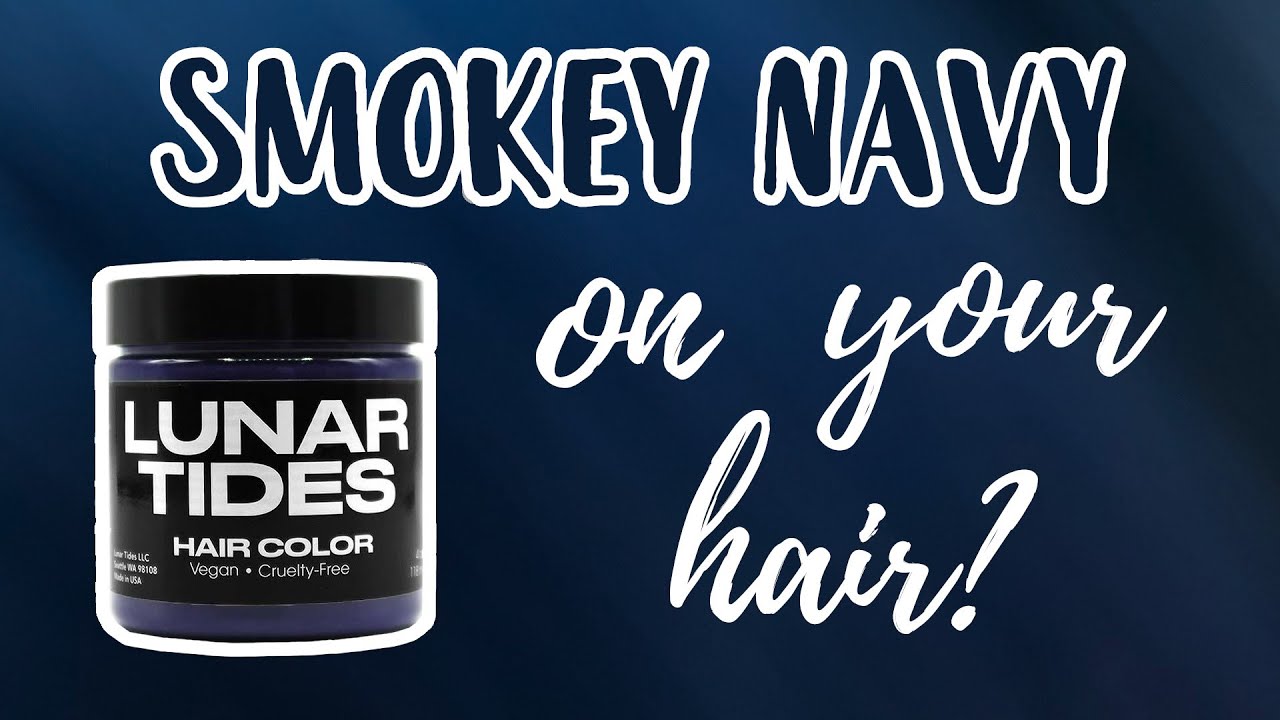 Lunar Tides SMOKEY NAVY | Образцы волос