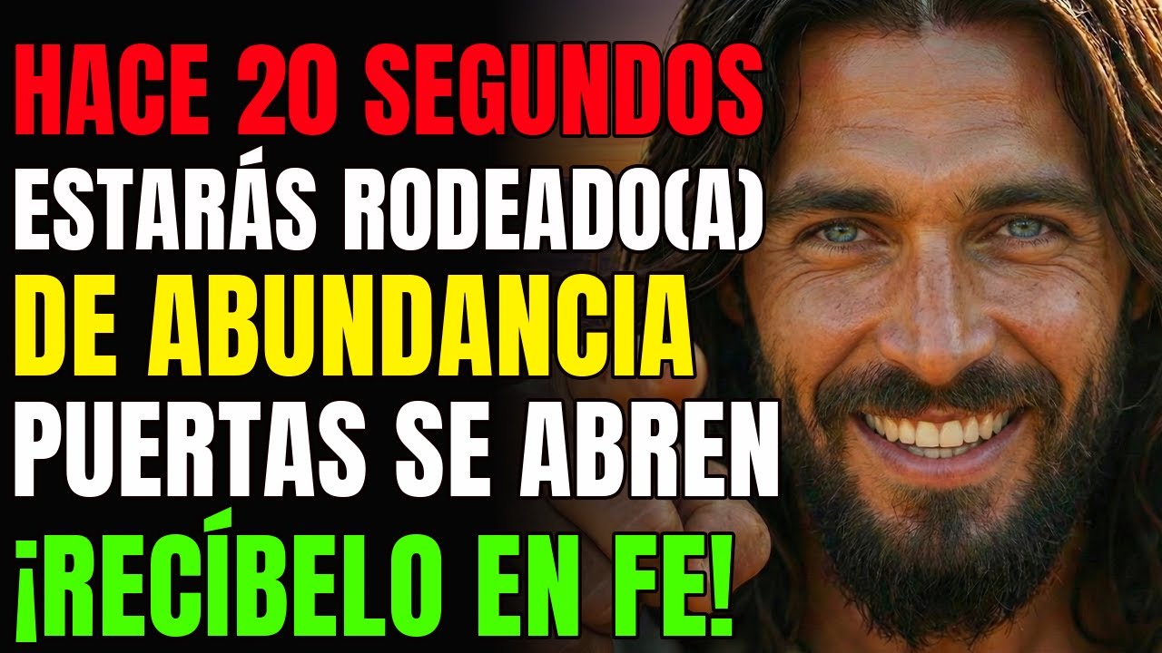 DIOS DICE: Estarás Rodeado De Abundancia | MENSAJE DE DIOS HOY