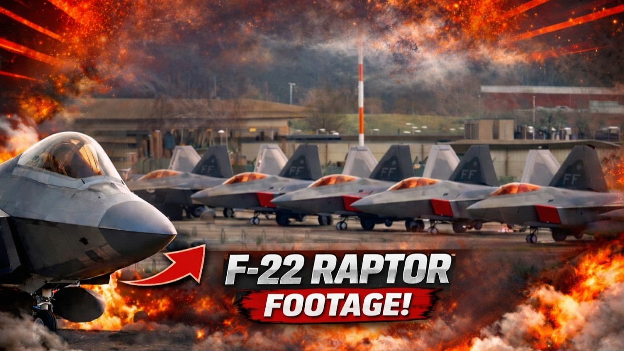 THIS IS WHAT F-22 RAPTOR READINESS LOOKS LIKE AT RAF LAKENHEATH