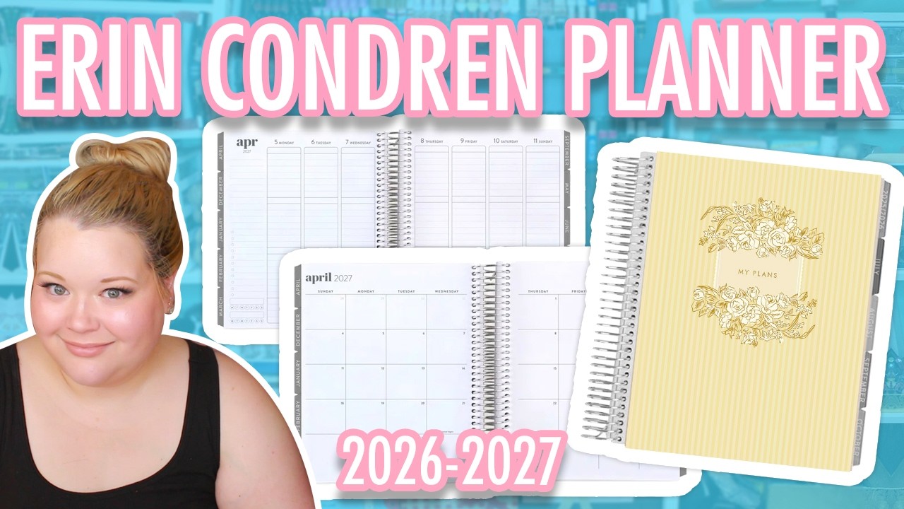 Мой новый ежедневник Erin Condren на 2026-2027 годы @erincondrendesign