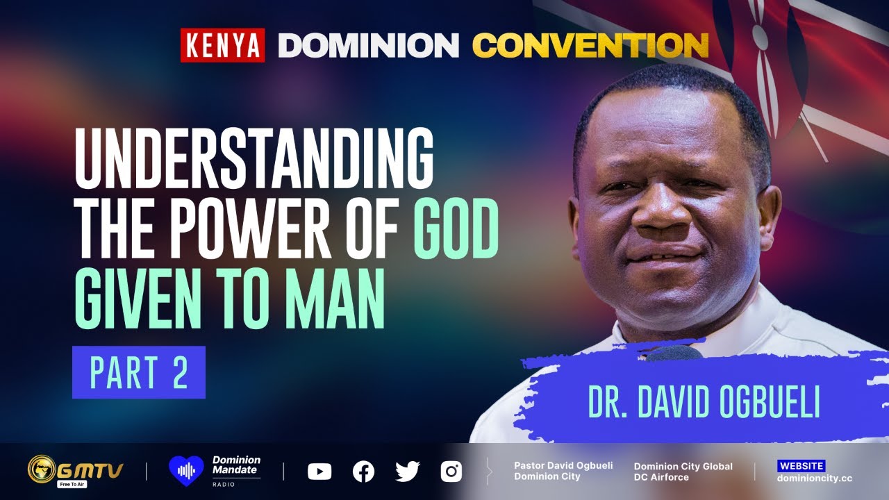 UNDERSTANDING THE POWER OF GOD GIVEN TO MAN, PART 2 | DR DAVID OGBUELI #power #authority #dominion
