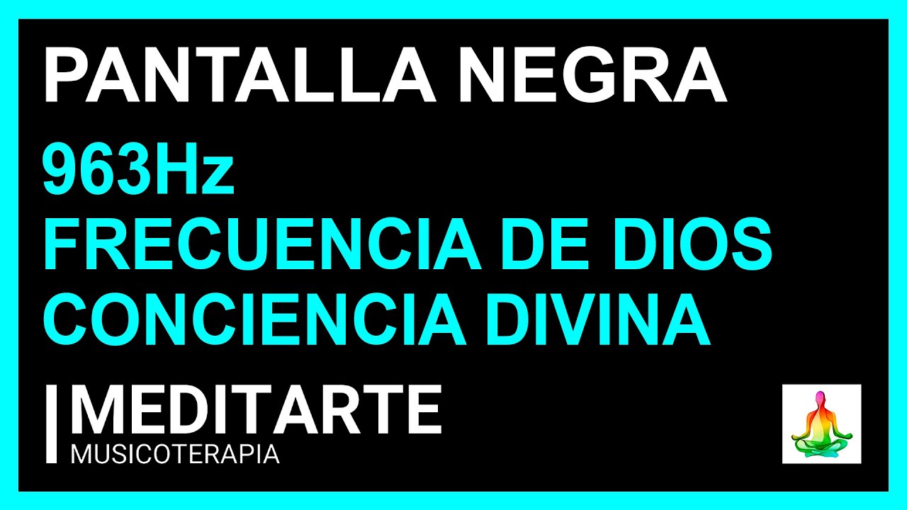 ⚡️ Conectate con la CONCIENCIA DIVINA ⚡️ Subconscientemente mientras Duermes ⚡️ Pantalla negra ⚡️