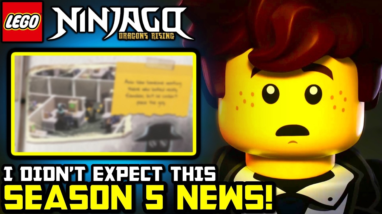 Шокирующие новости о 5 сезоне! ⚡ Новости и обновления 5 сезона Ninjago Dragons Rising!