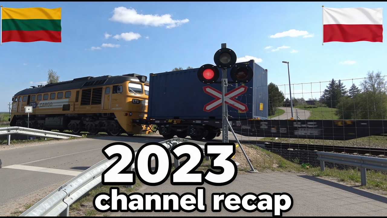 Railroad crossings of Lithuania channel 2023 year recap/Kanalo 2023 metų santrauka