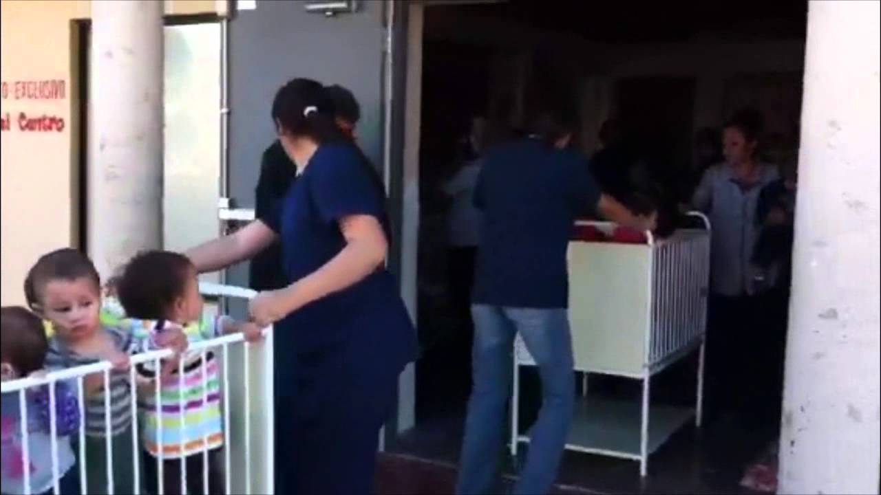 Simulan evacuación de incendio en guardería