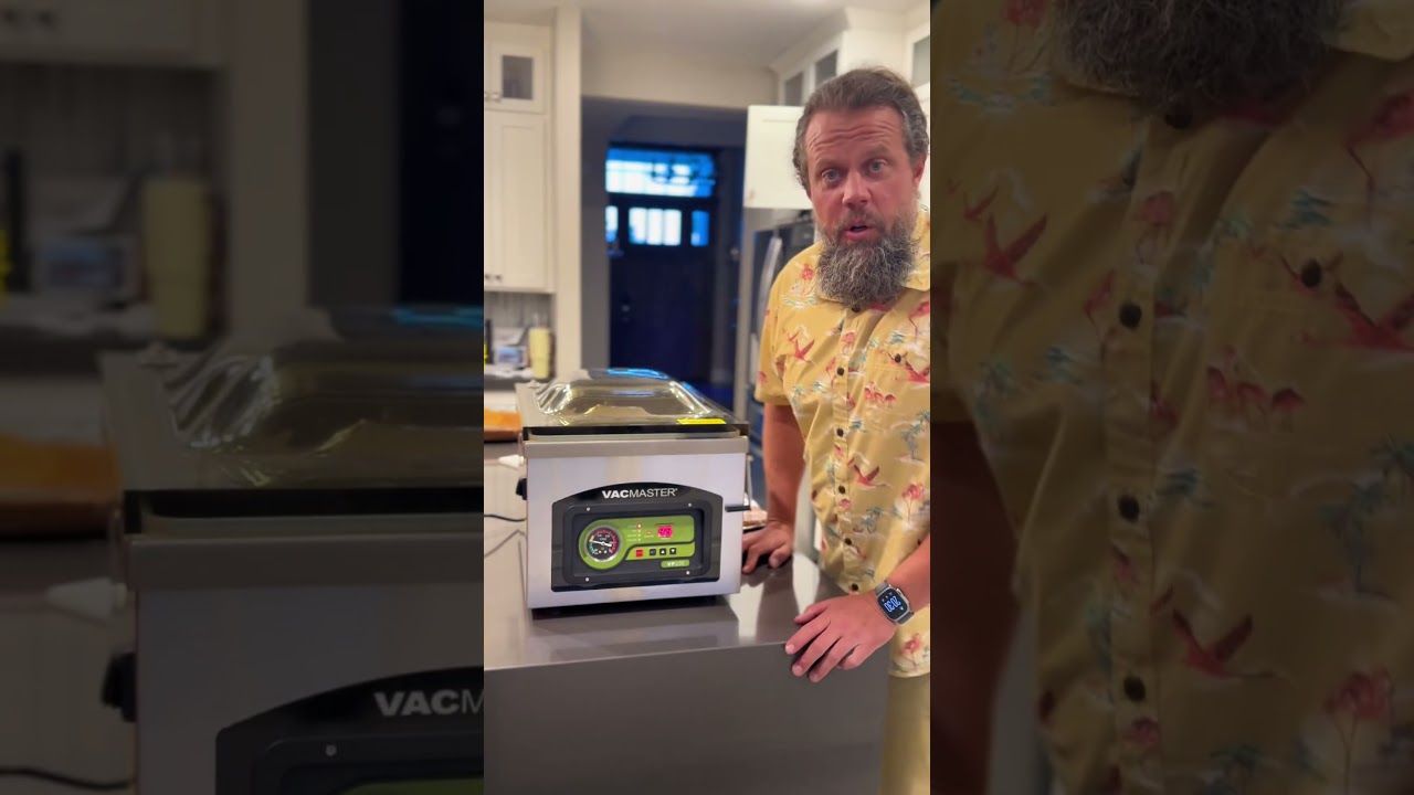 First time using the VacMaster VP230 for some leftover pulled pork.