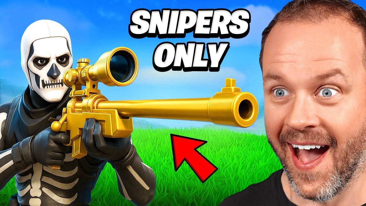 Fortnite НО Я МОГУ ИСПОЛЬЗОВАТЬ ТОЛЬКО СНАЙПЕРОВ!