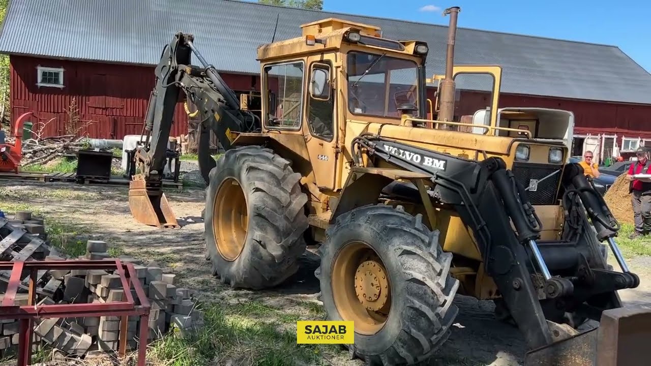 Traktorgrävare, Volvo BM 696 4wd  | Sajab Auktioner