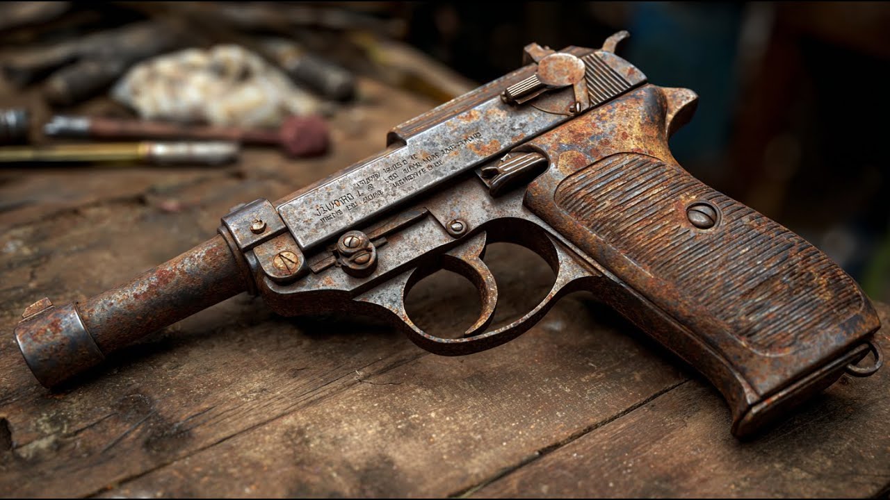 Complete Restoration of a WWII Walther P38 Pistol