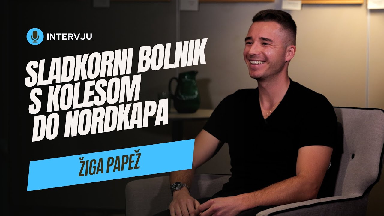 Sladkorni bolnik s kolesom do Nordkapa - Intervju z Žigo Papežom (1. del)